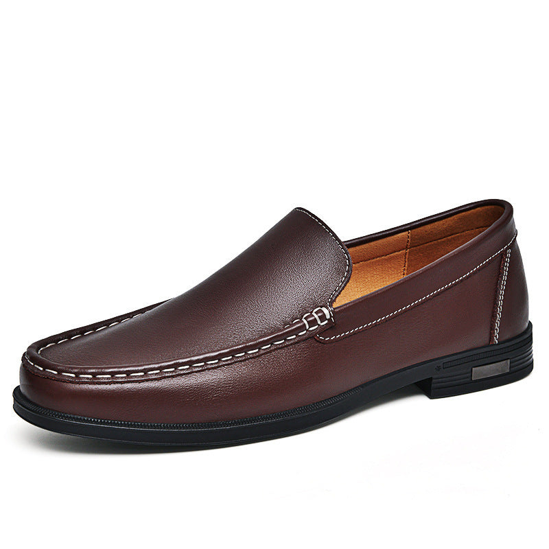 Anthony – Chaussures d'Affaires Respirantes en Cuir Vegan Blanc