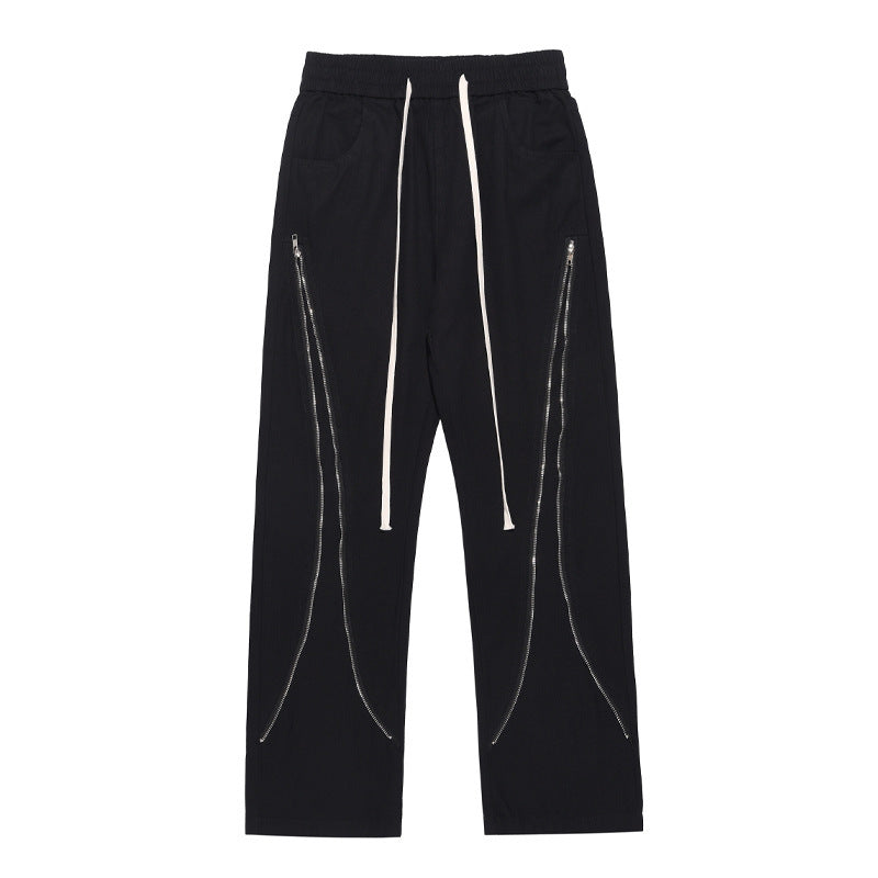 Mathew – Pantalon de travail ample avec fermeture éclair