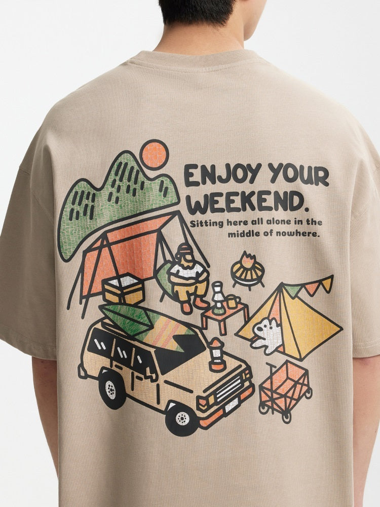 Vincent – T-shirt Imprimé Paysage pour Jeunes