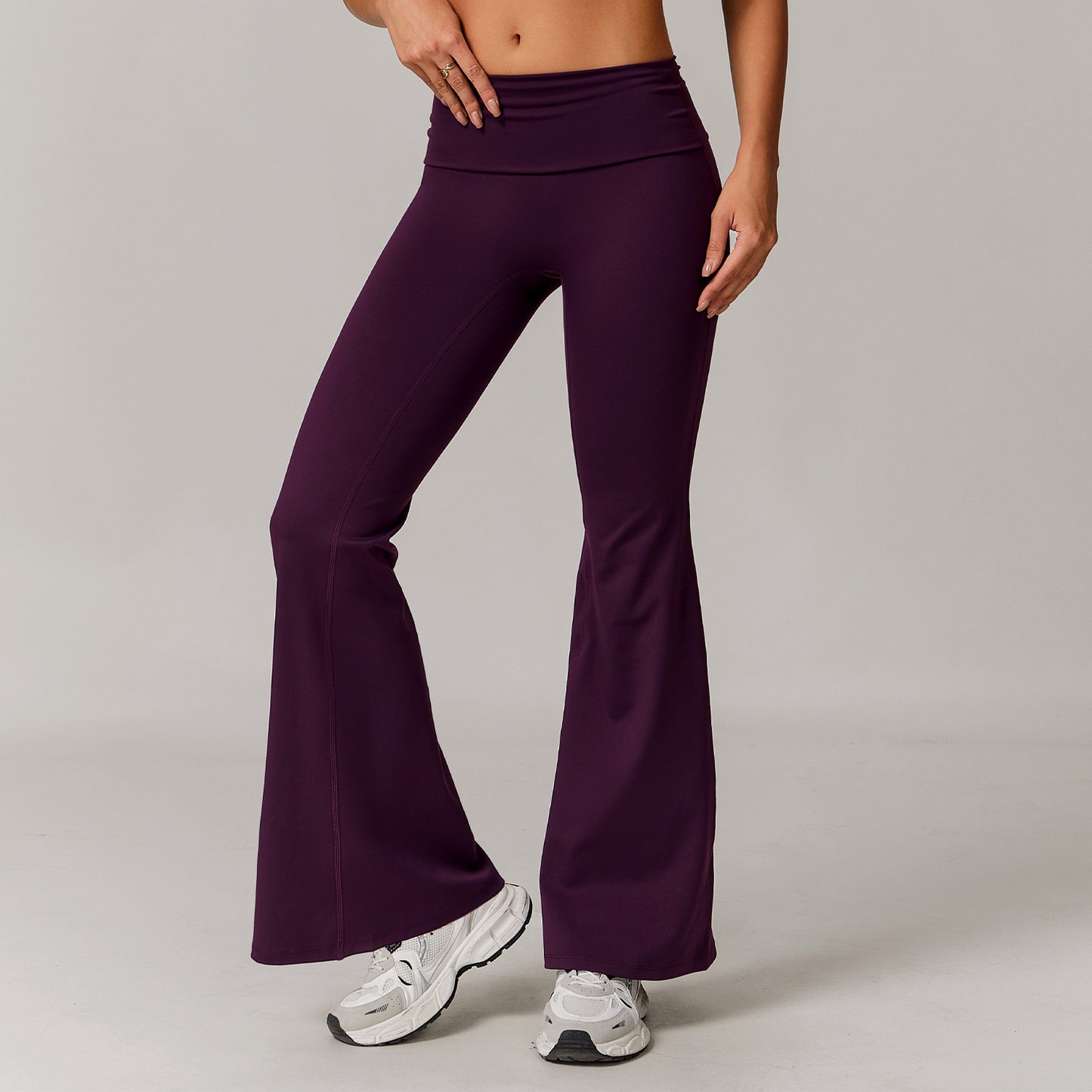 Gabrielle – Pantalon de Yoga Taille Haute Pliable