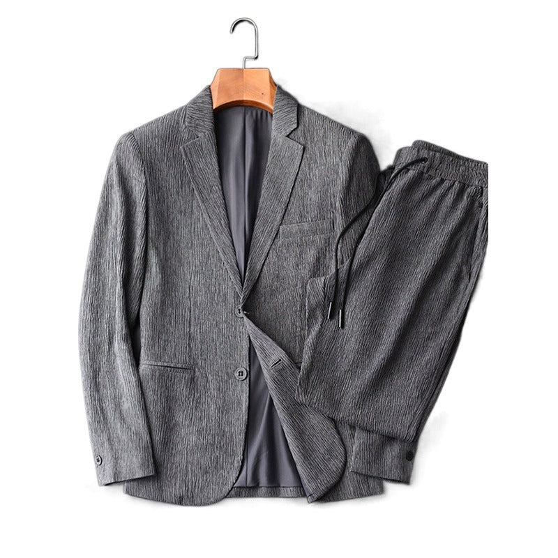 Jerry – Veste de costume décontractée légère à rayures