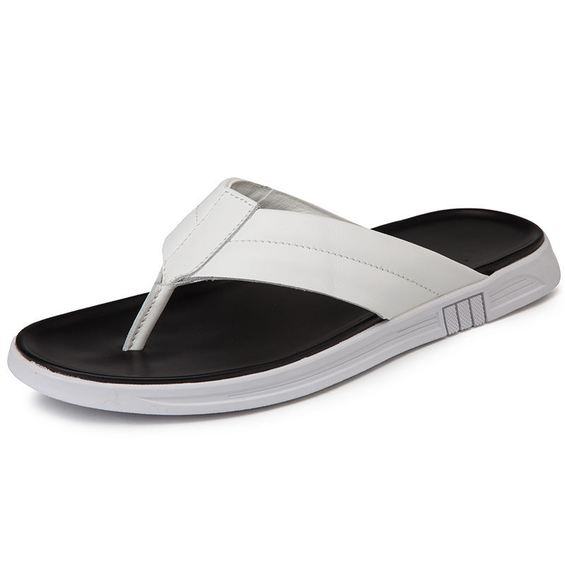 Roger – Tongs d'Été en Cuir Végan pour Homme