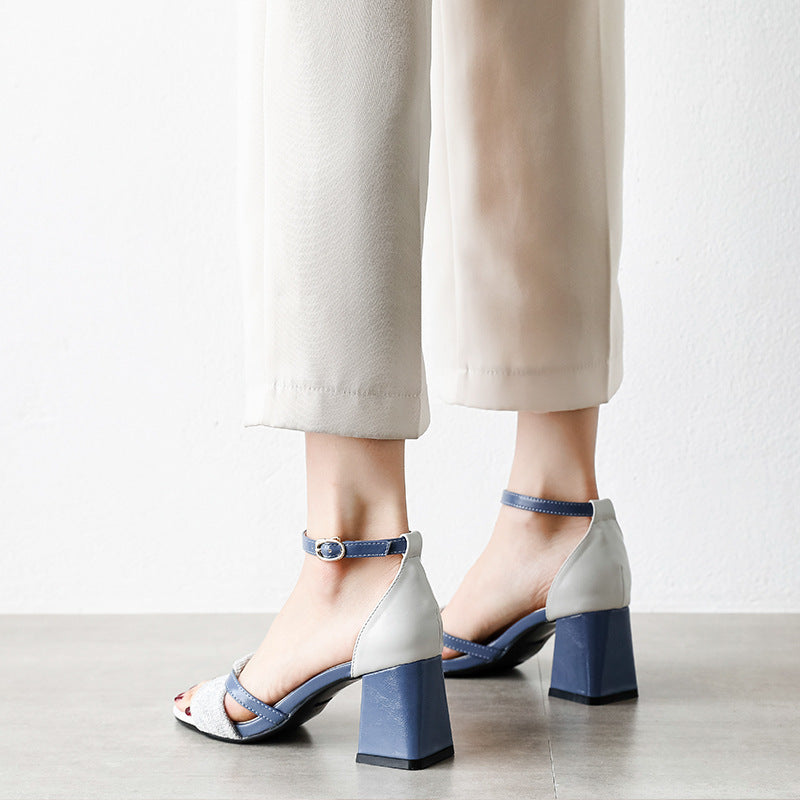 Megan – Sandales à talons hauts avec boucle