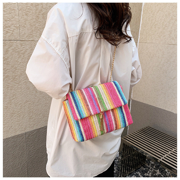 Megan – Sac à bandoulière arc-en-ciel