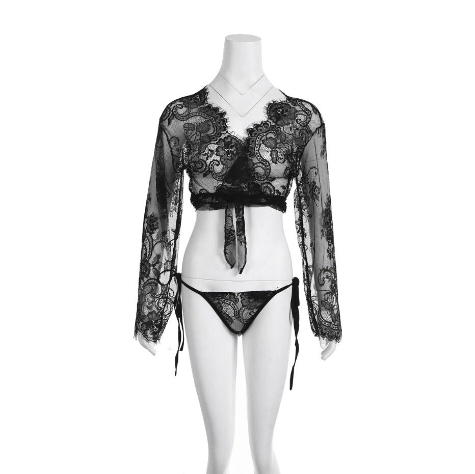 Shannon – Blouse en Dentelle Sexy pour la Plage