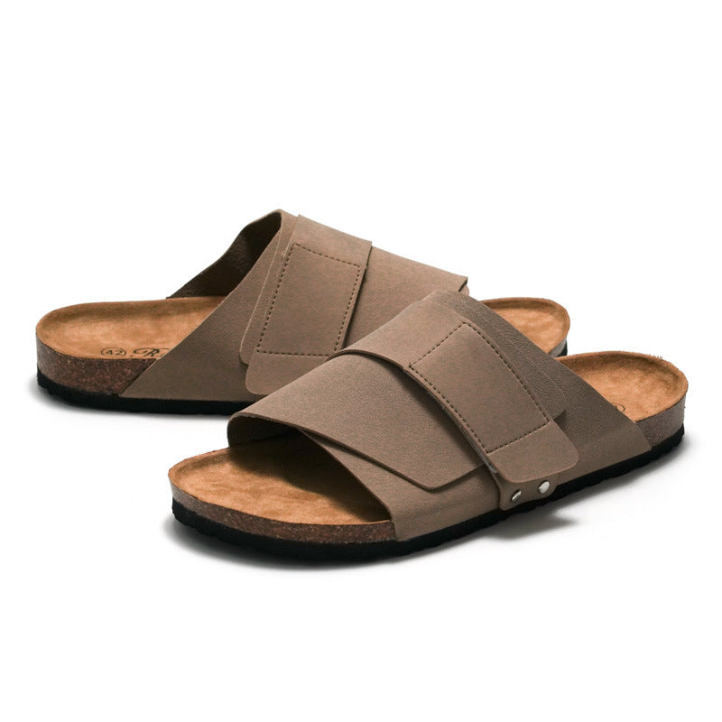 Rachael – Sandales en Liège à Surface en Cuir Vegan pour la Plage