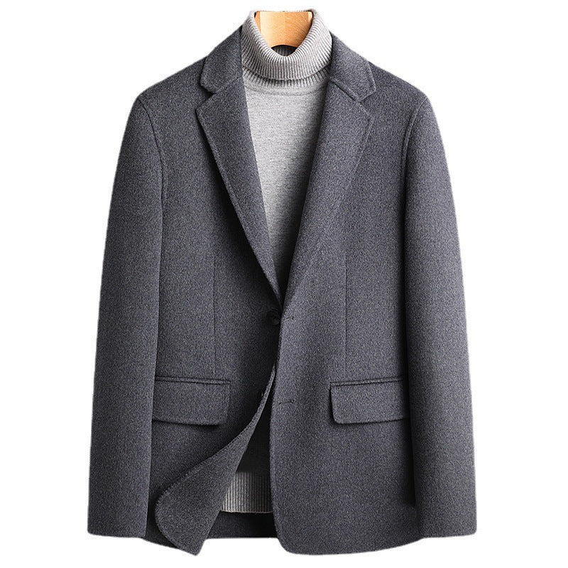 Nick – Costume en Laine Double Face Épais