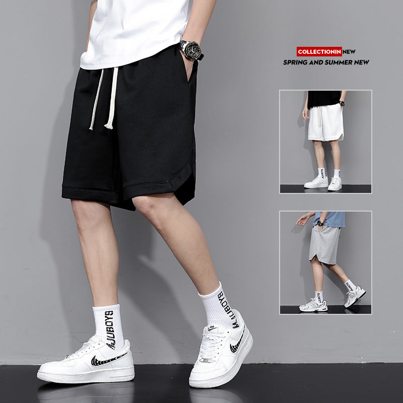 Lawrence – Shorts de Basketball d'Été en Couleur Unie pour Hommes
