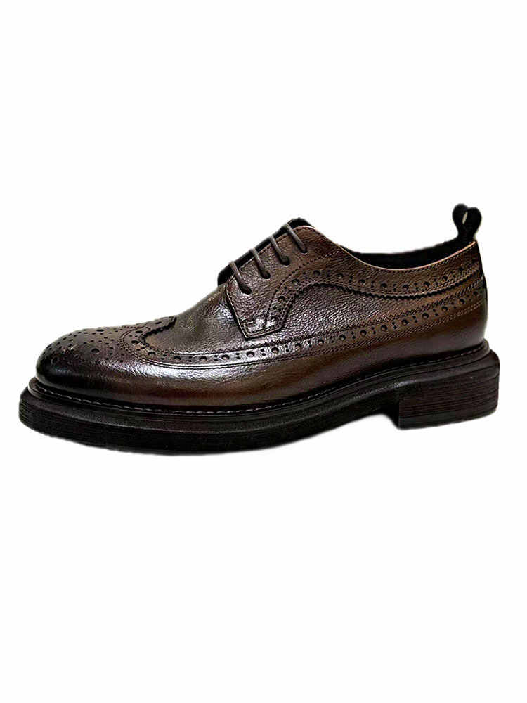Albert – Chaussures Richelieu pour Hommes à Semelle Épaisse