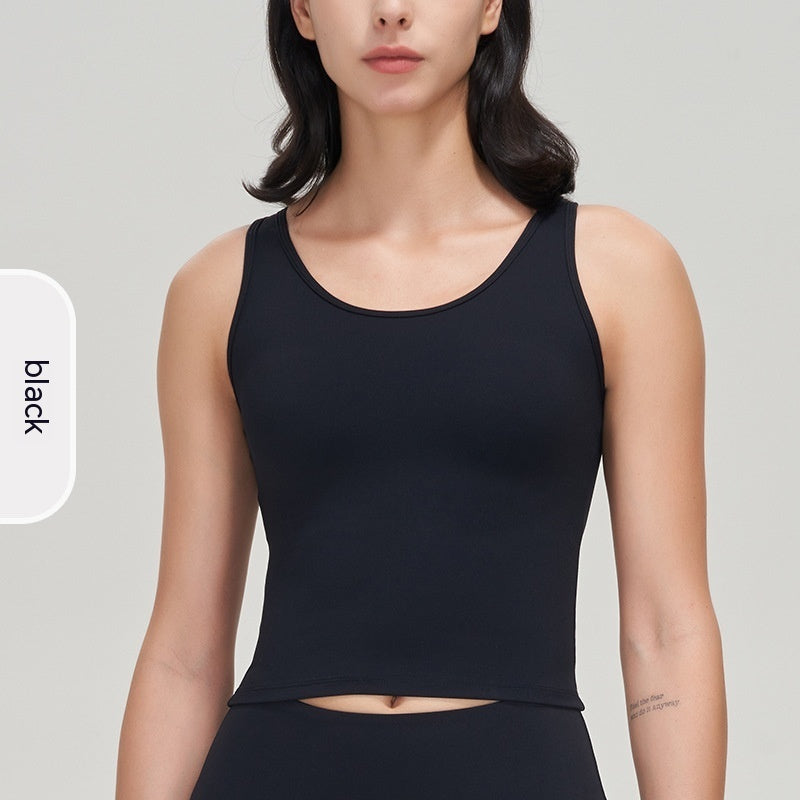 Sophia – Débardeur Yoga Soutien Choc Dos Élastique