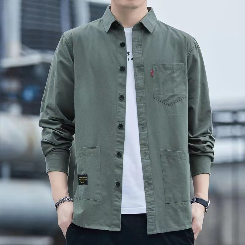 Oscar – Chemise à Manches Longues avec Poches pour Hommes