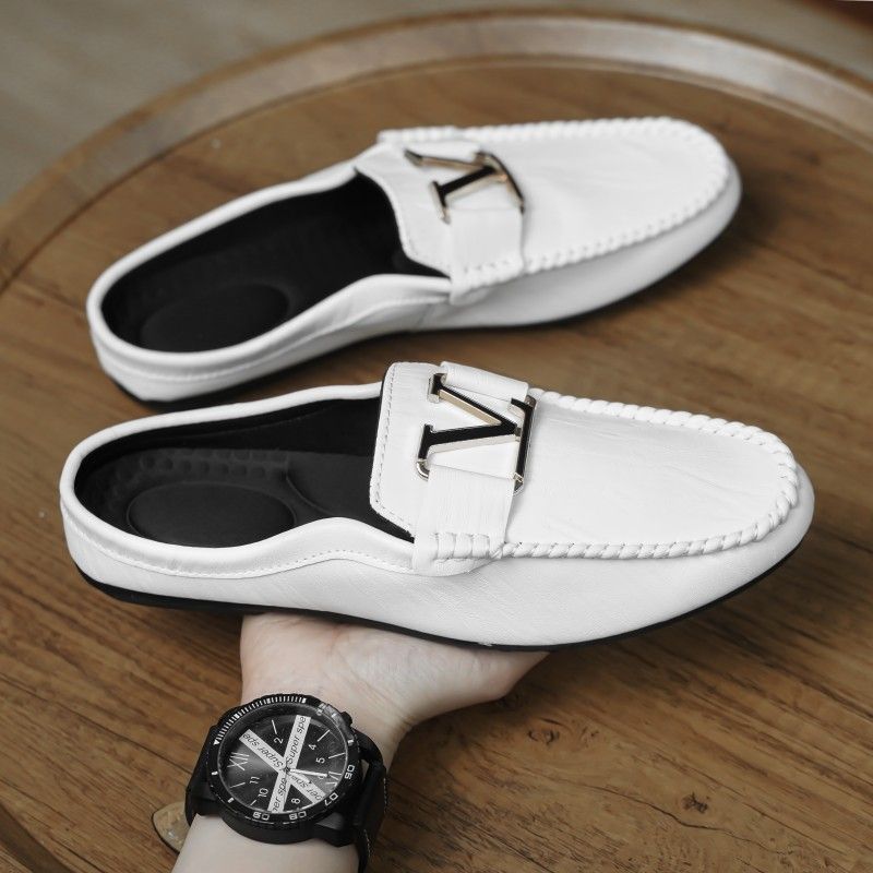 Neville – Mocassins Hommes Fermés Sans Talon en Cuir Vegan