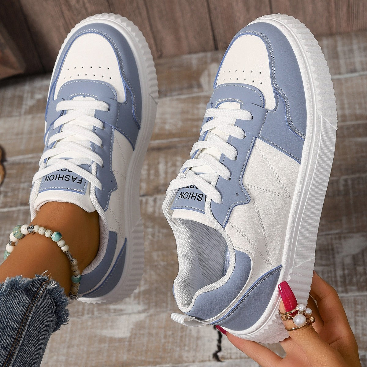 Kathleen – Chaussures de Sports Décontractées Légères avec Semelle Épaisse