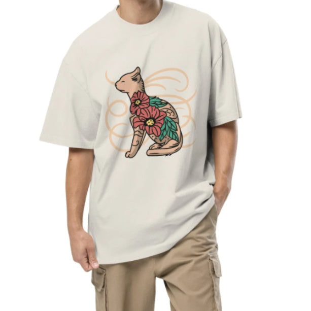 Charles – T-shirt à Manches Courtes Imprimé Numérique