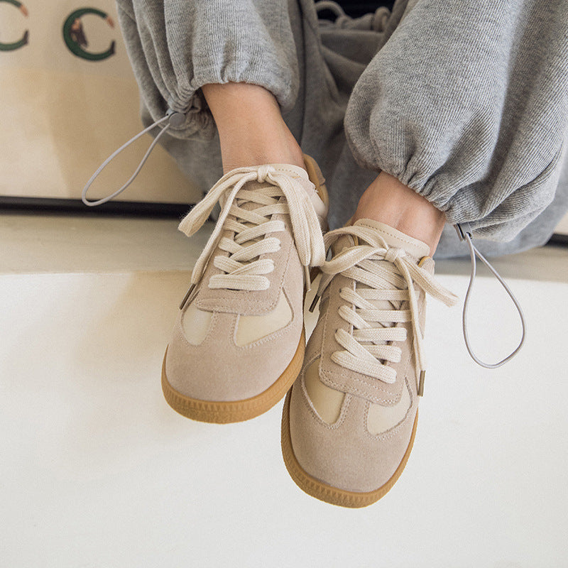 Dawn – Baskets Rétro Vegan Blancs pour Femmes