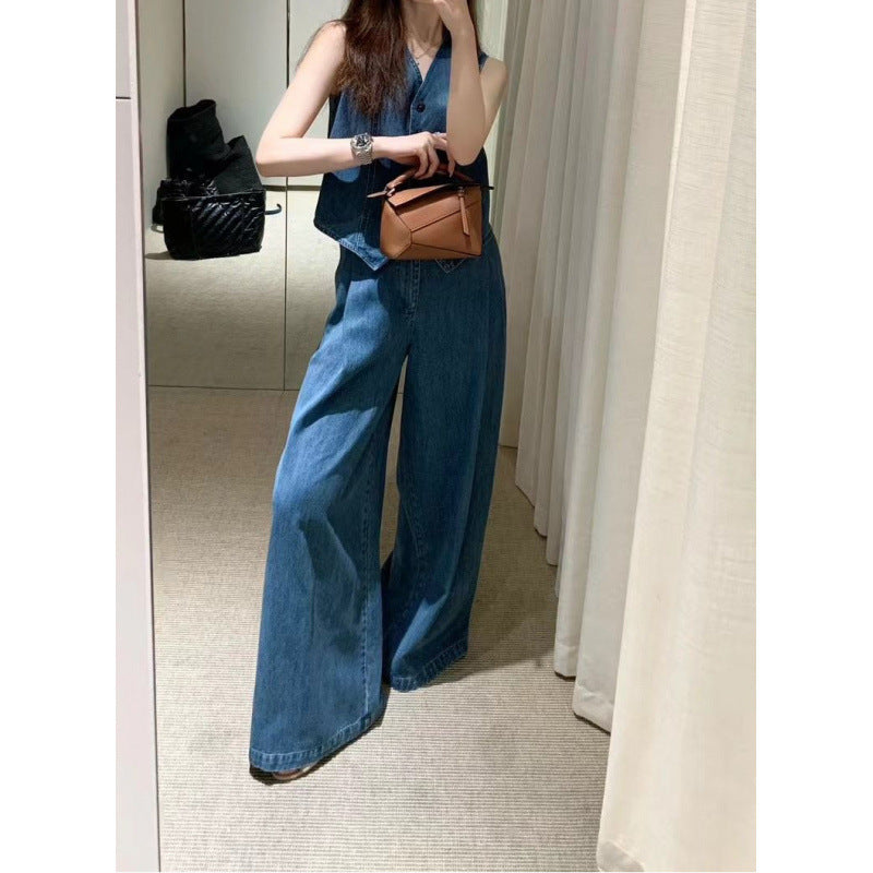 Tanya – Ensemble Pantalon Large Haut de Gamme