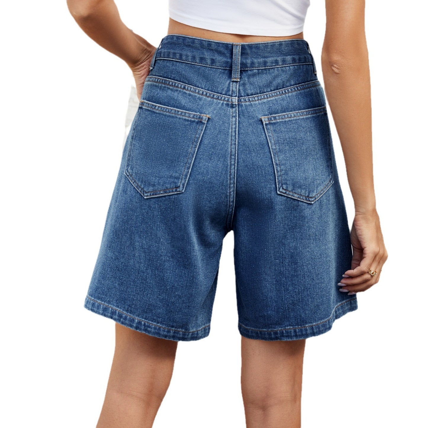 Katie – Shorts en Jean avec Taille Ajustable pour l'Été