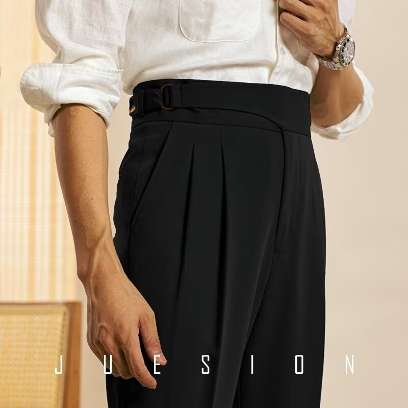 Rod – Pantalon Décontracté Drapé pour Homme