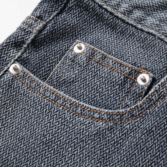 Carl – Shorts en Denim à Motif Ciel Étoilé pour Hommes