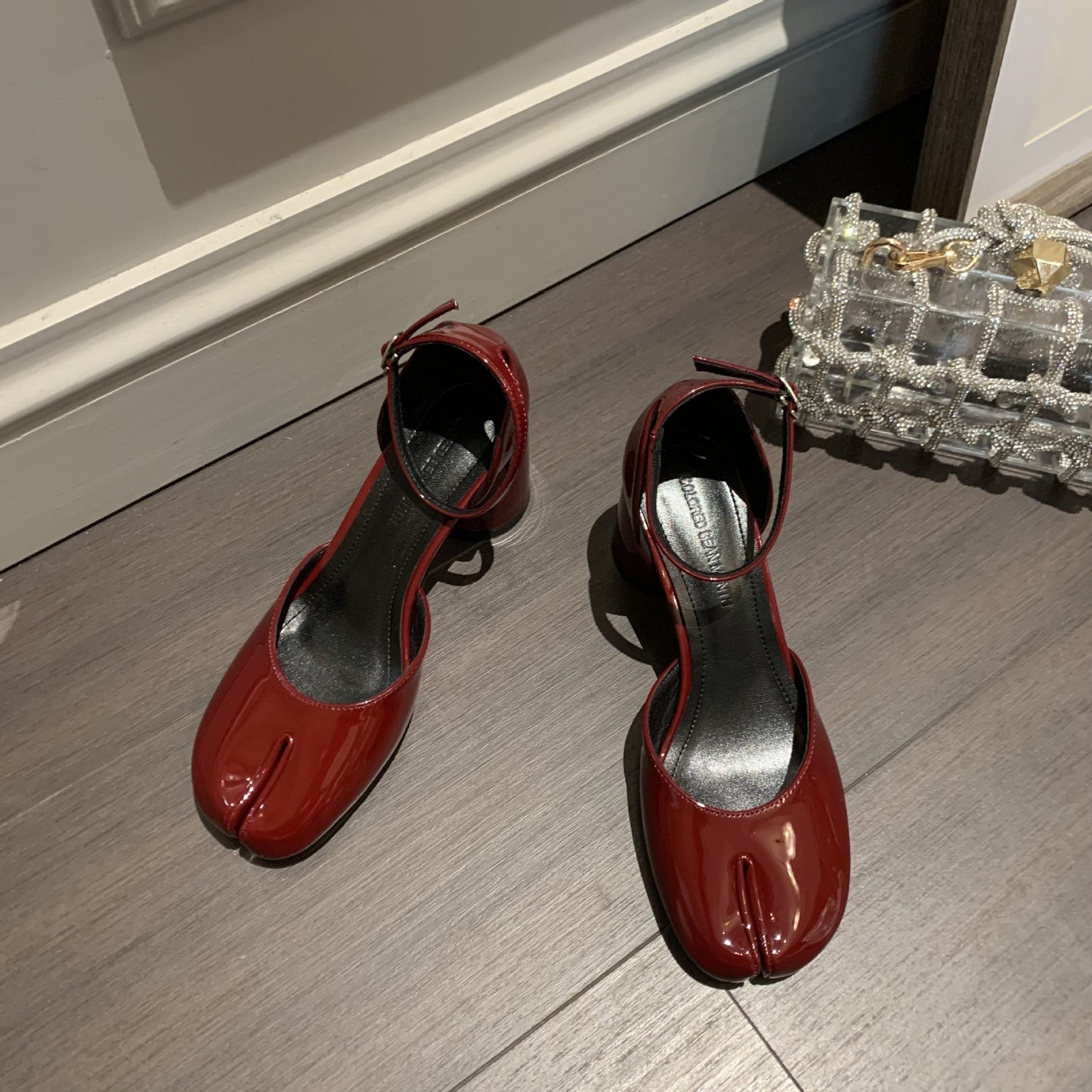 Holly – Chaussures à Talons Chunky en Cuir Vegan