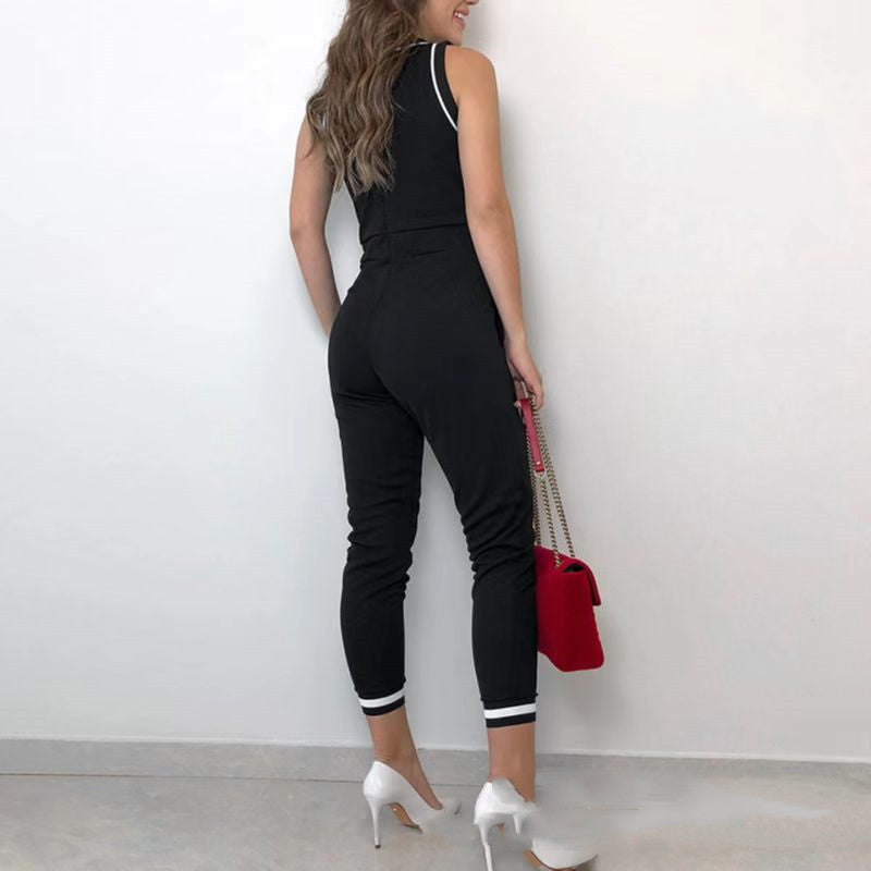 Leanne – Combinaison sans manches avec contraste de couleur