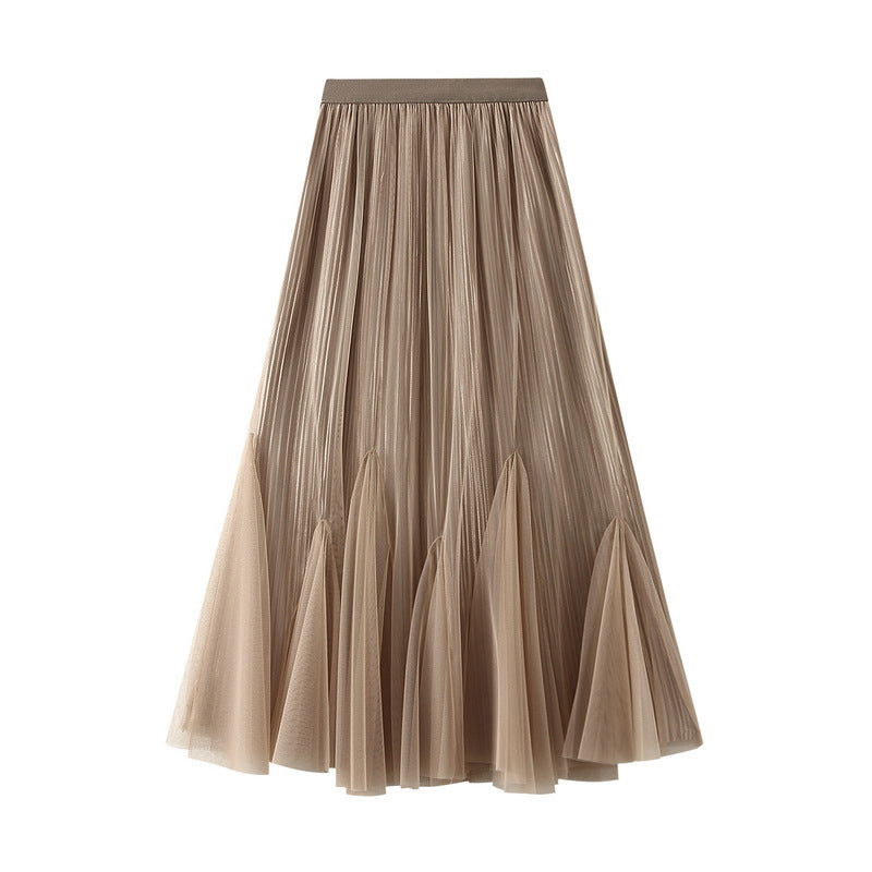 Heidi – Jupe Sirène en Tulle Rétro Automne