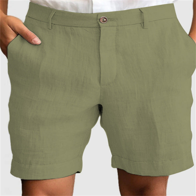 Sam – Shorts d'Été Respirants en Lin pour Hommes