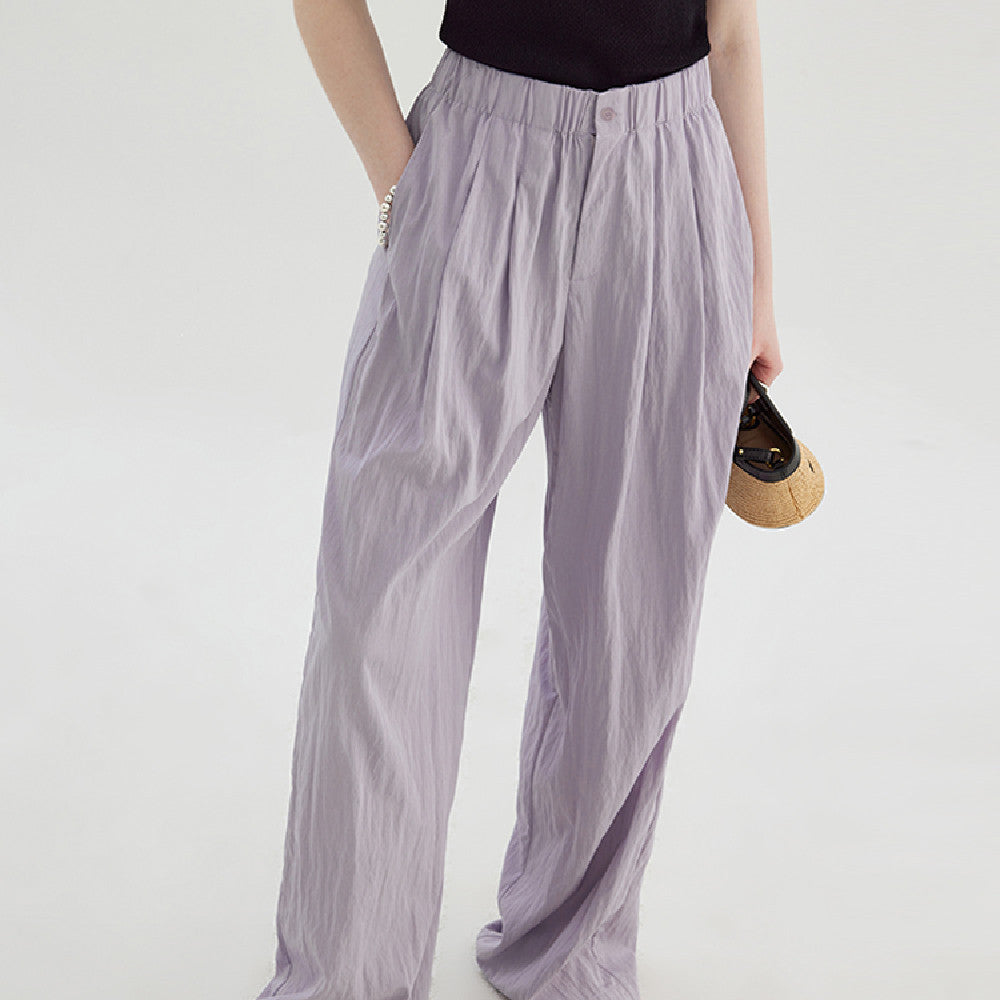 Elizabeth – Pantalon Droit Décontracté Polyamide