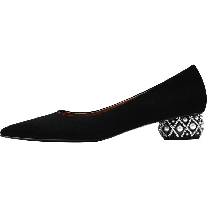 Jasmine – Chaussures à talons bas pointus pour femme