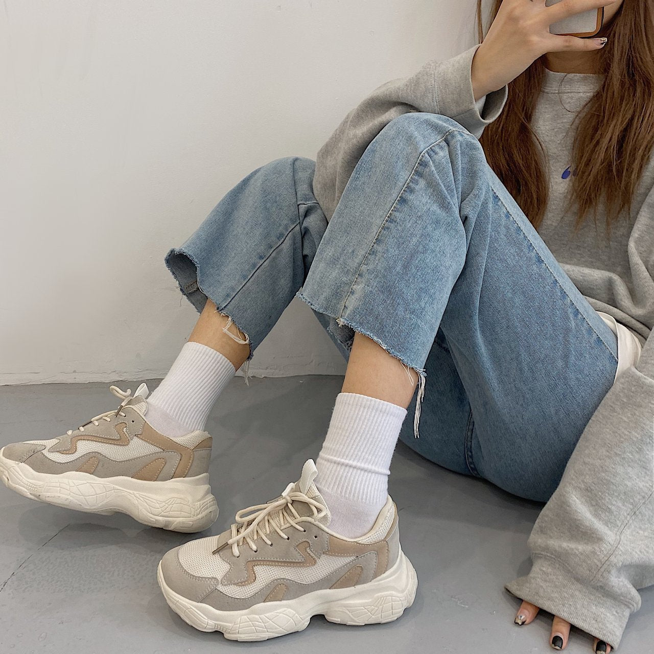 Julie – Chaussures Respirantes en Maille Fine pour Femmes