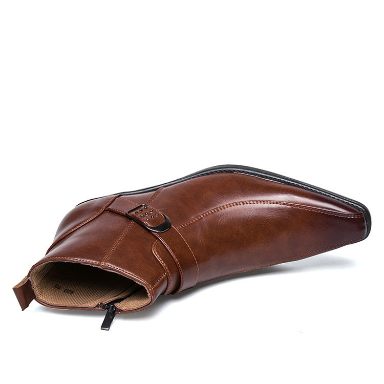 Desmond – Chaussures pointues en cuir vegan pour hommes