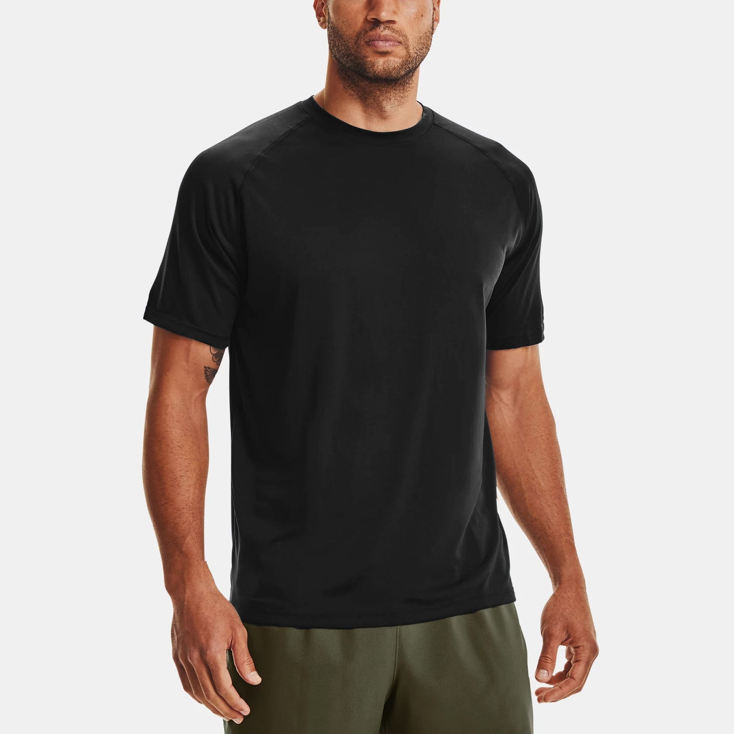 James – T-shirt d'exercice d'été pour homme à col rond ample