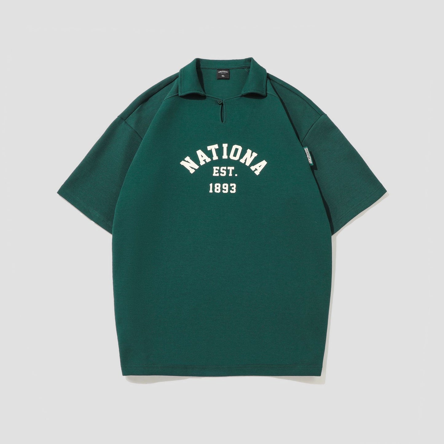 Jim – Chemise à Col Revers en Coton Perlé Lourd