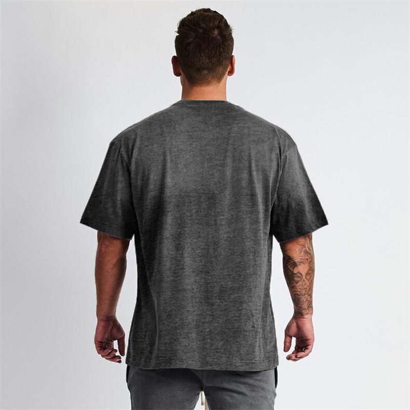 Geoff – T-shirt de sport ample à manches courtes pour hommes