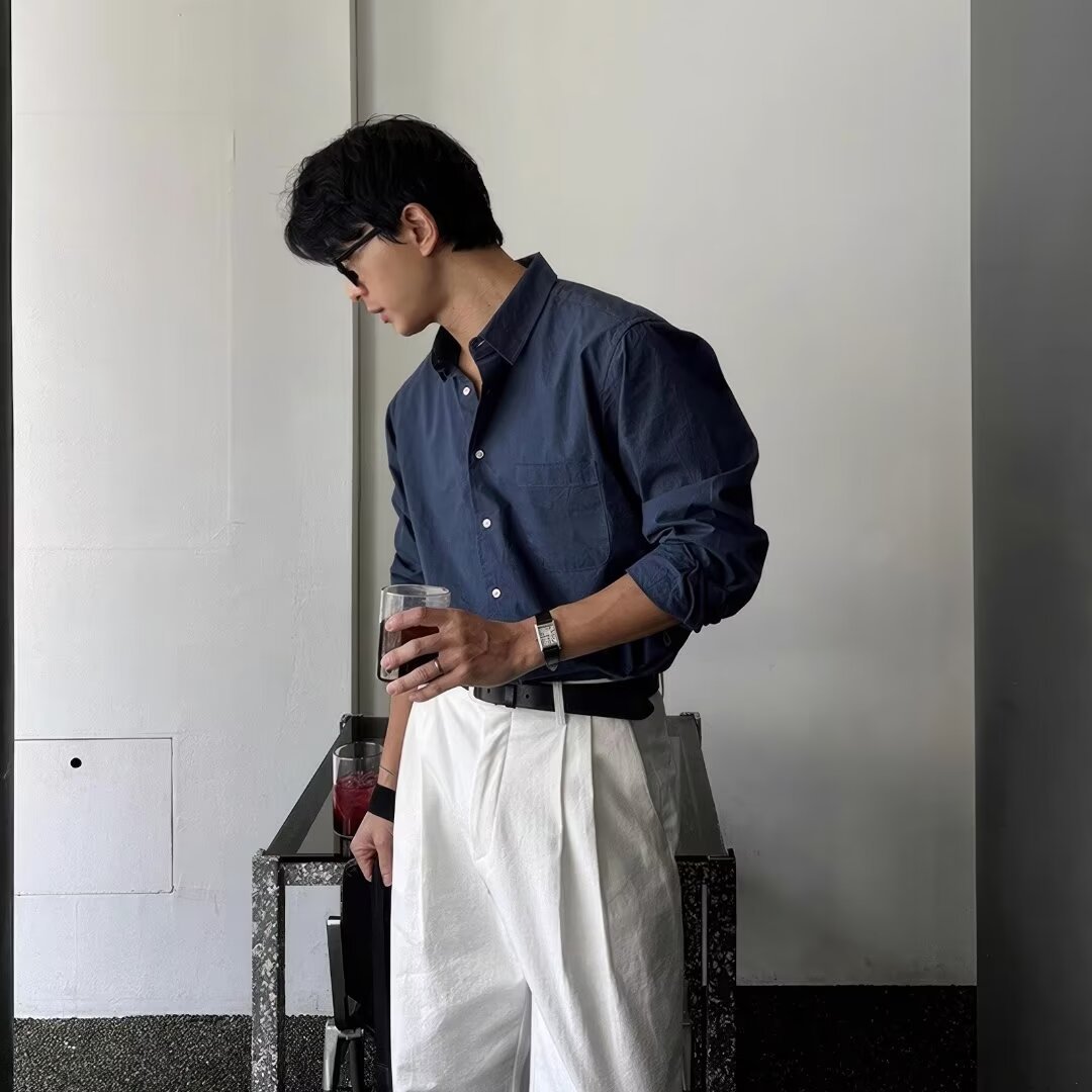 Neil – Chemise Longue Légère pour Homme