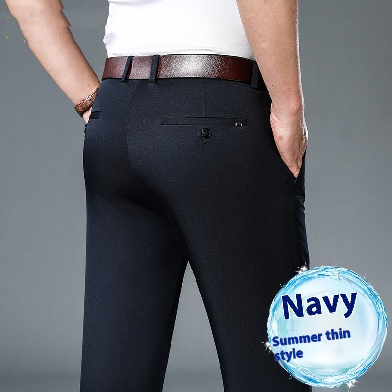 Miles – Pantalon Droit Fin Non-repassant