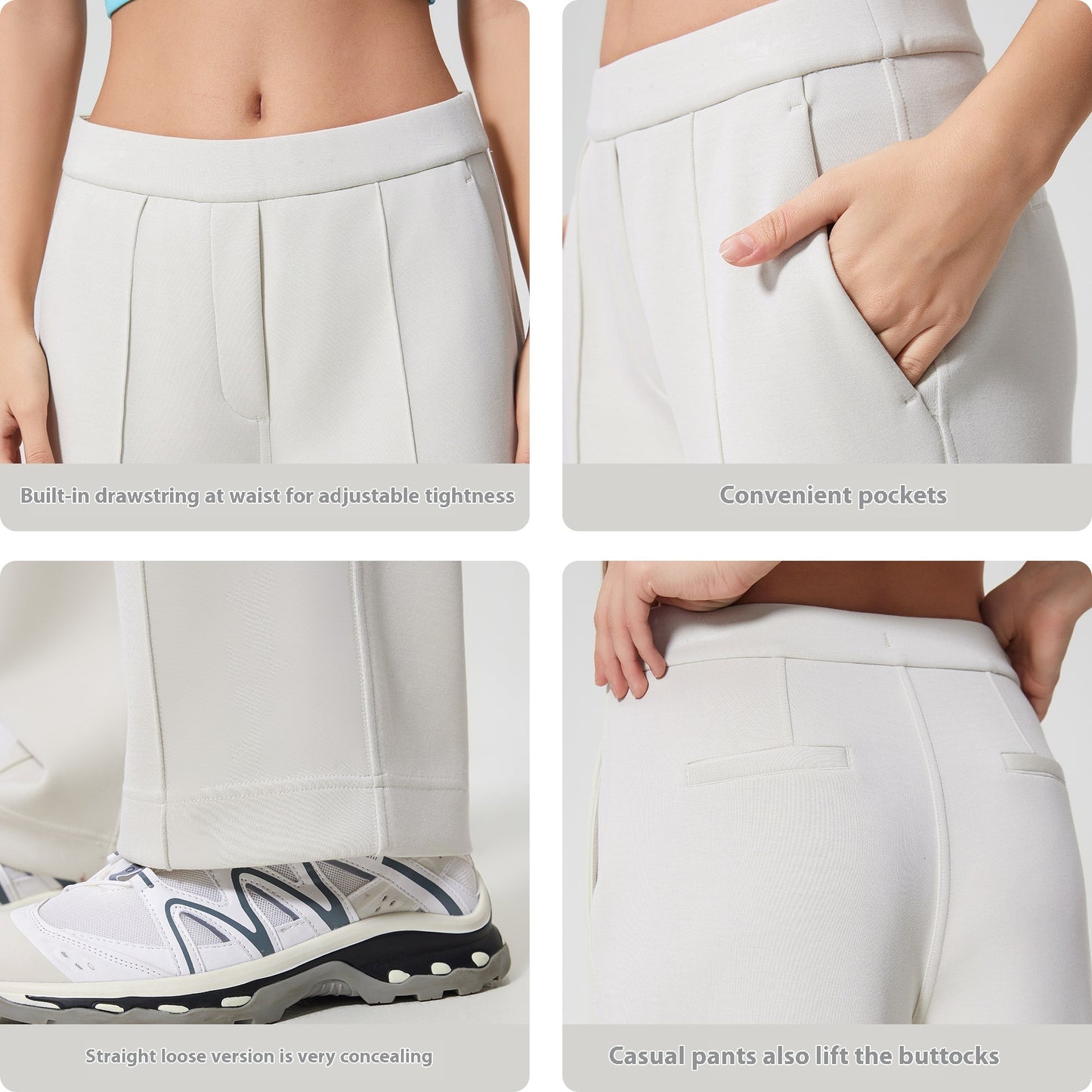 Tracy – Pantalon Droit Amincissant Décontracté