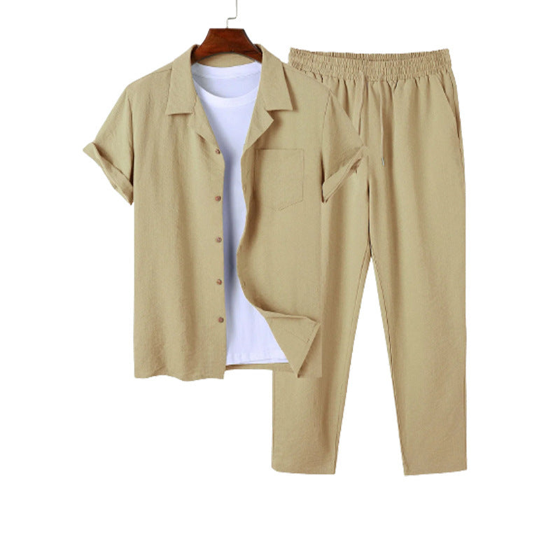 Fred – Chemise en Coton et Lin pour Homme