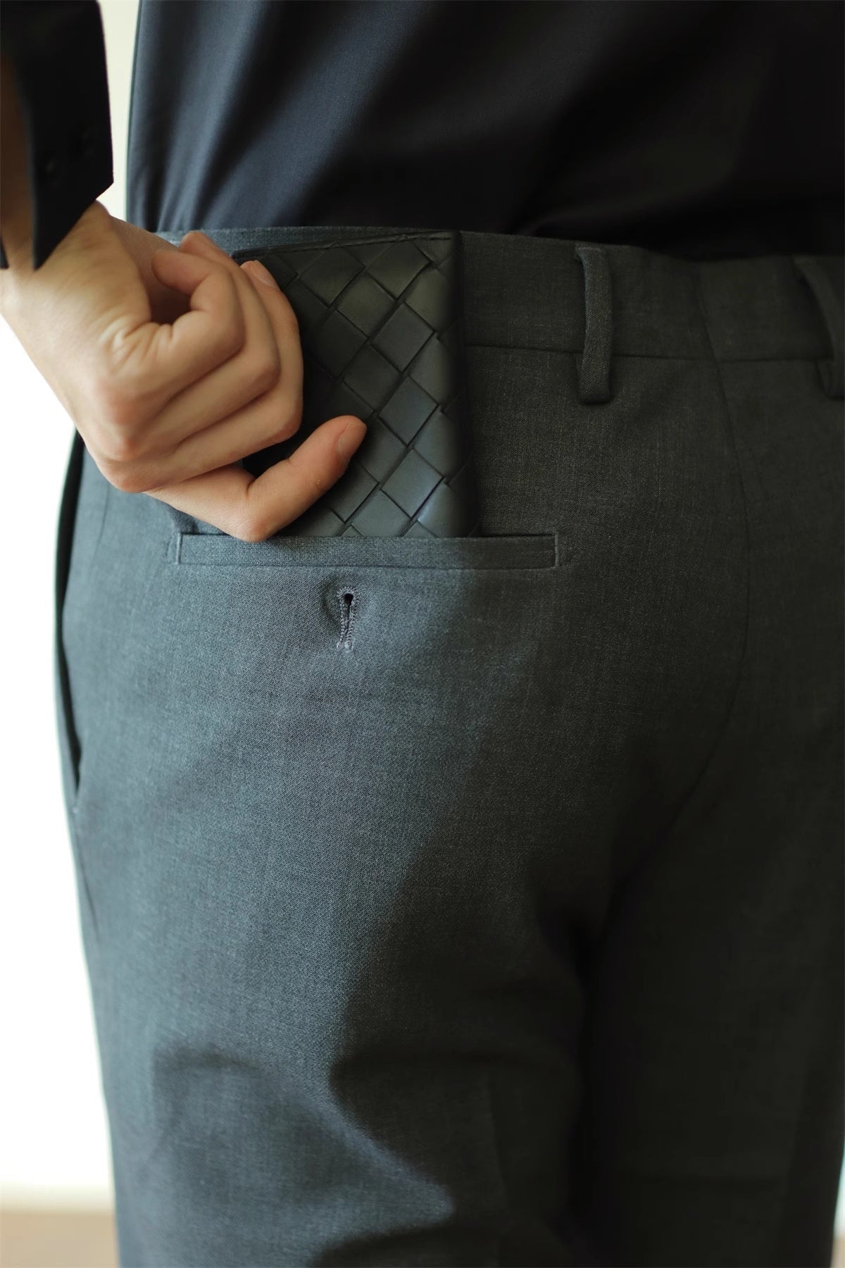 Eddie – Pantalon Commuter Élastique Coupe Droite