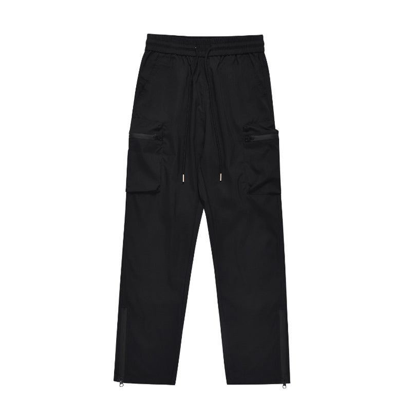 Simon – Pantalon rétro à fente avec fermeture éclair