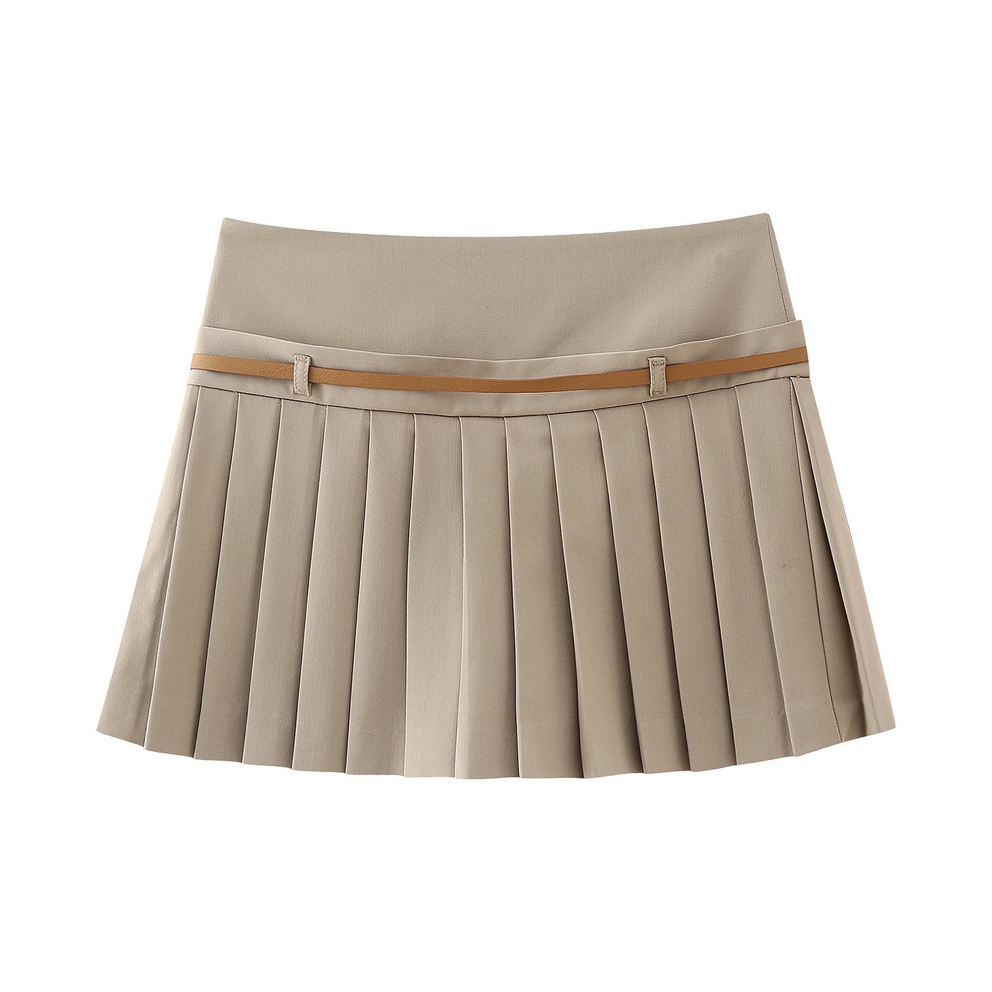 Marion – Jupe-culotte avec Ceinture Décorative Plissée