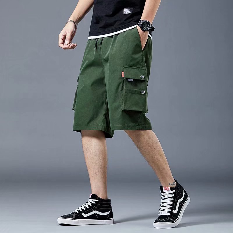 Gareth – Pantalon Cargo Multi-poches Style Coréen