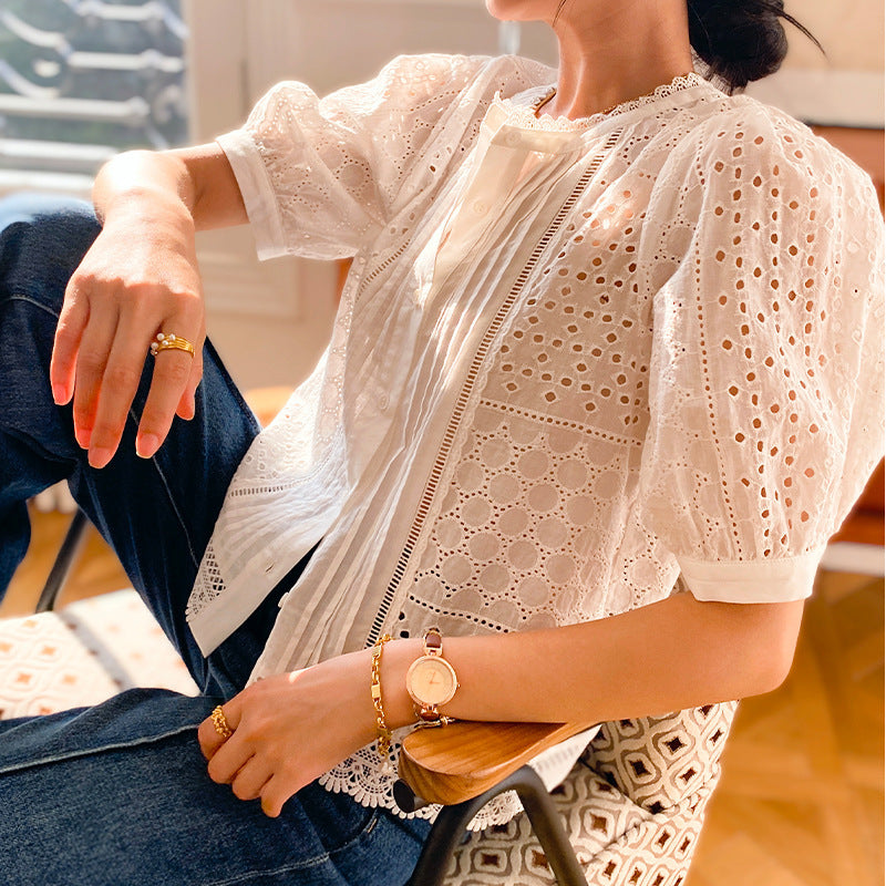 Tara – Chemise Élégante à Manches Mi-longues