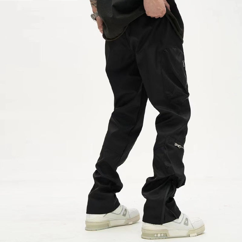 Isaac – Pantalon Cargo Multi-poches Style Mécanique