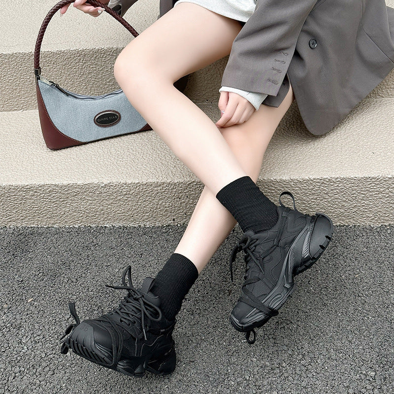 Marion – Chaussures à plateforme en cuir vegan pour femmes