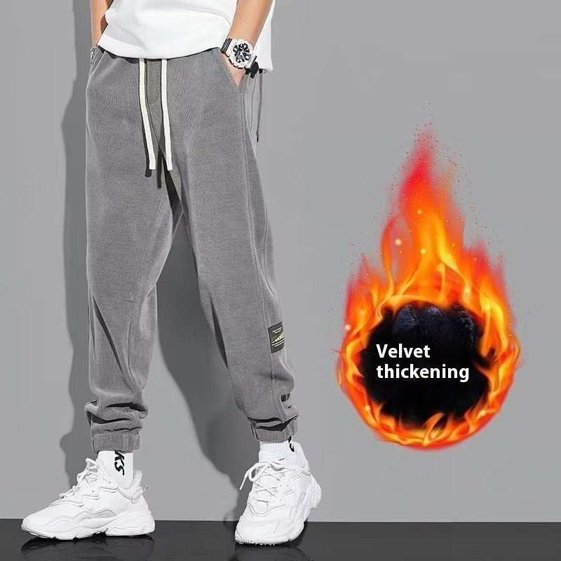 Ron – Pantalons décontractés en velours côtelé