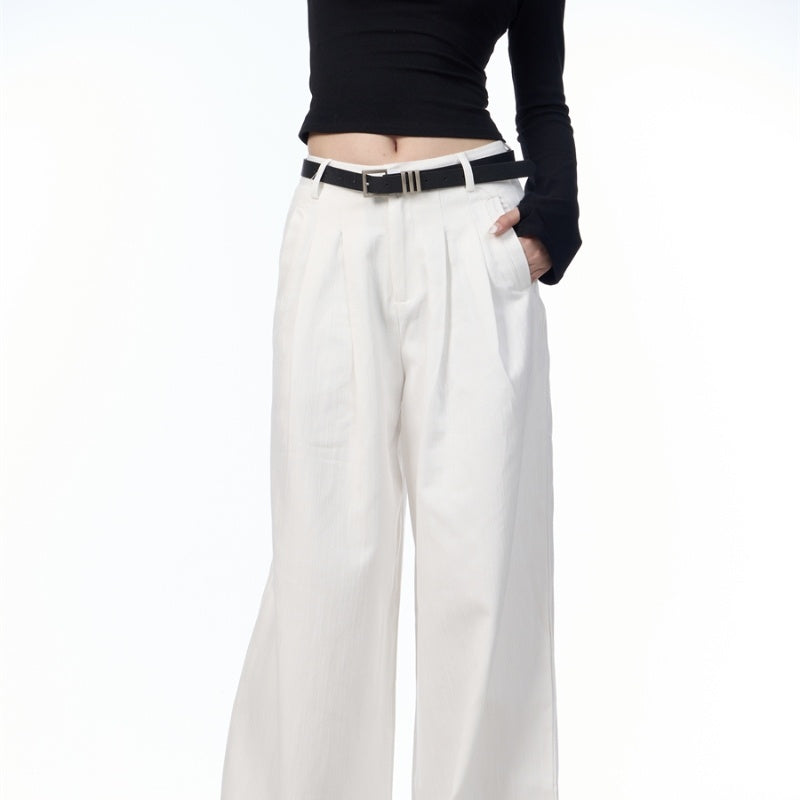 Linda – Pantalon Évasé à Jambe Droite Rétro