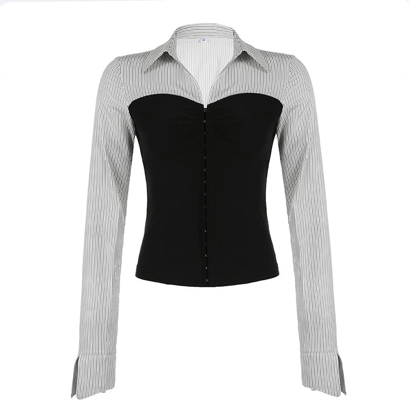 Kate – Cardigan à Boutonnage Croisé Manches Longues