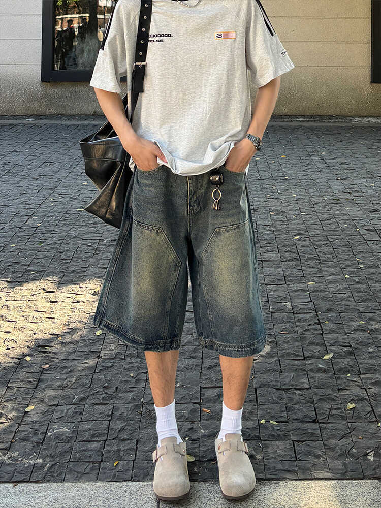Julian – Shorts en Denim Rétro Lavé