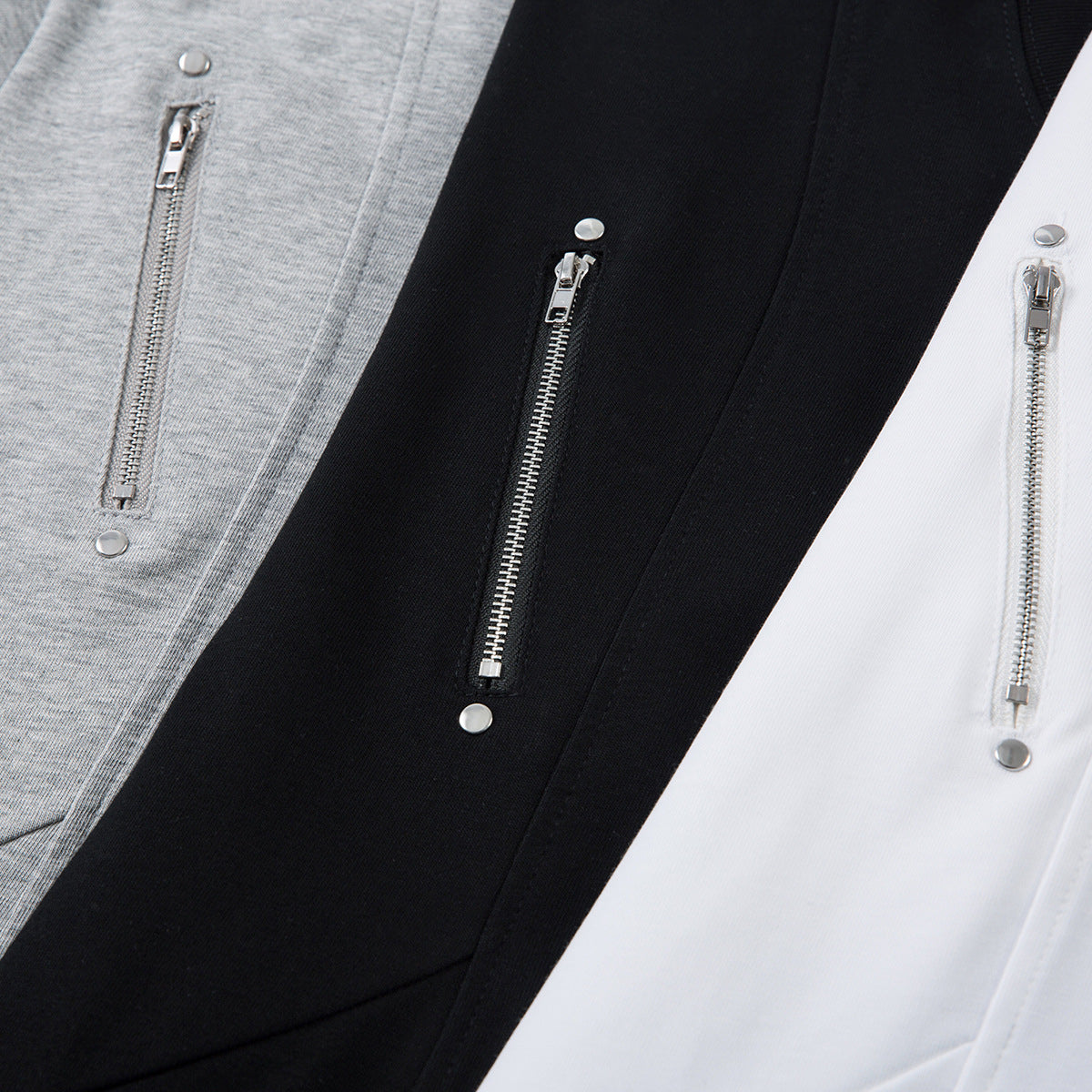 Rory – T-shirt à Manches Courtes avec Fermeture Éclair et Couture